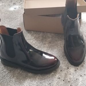 Doc Marten Burgundy patent boot size 7